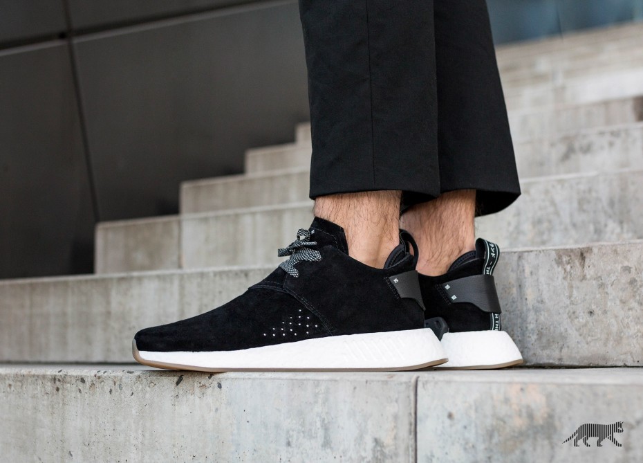 adidas NMD C2 Suede Black BY3011 Grailify